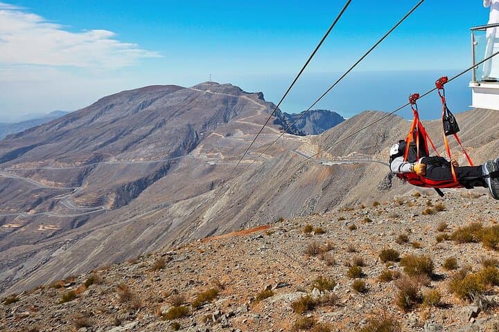 Jebel Jais World's Longest Zipline: 2.83 km Flight from Dubai photo 5