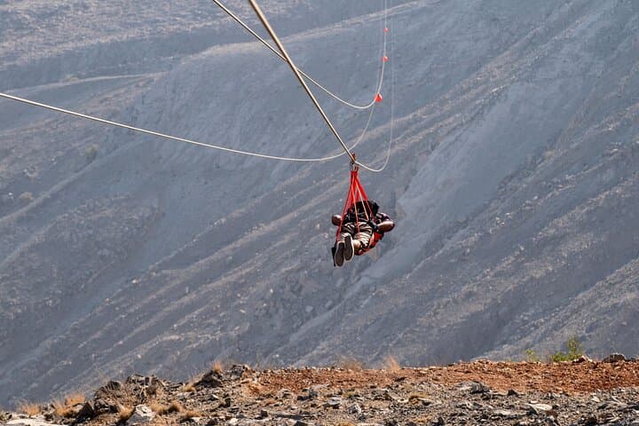 Jebel Jais World's Longest Zipline: 2.83 km Flight from Dubai photo 6