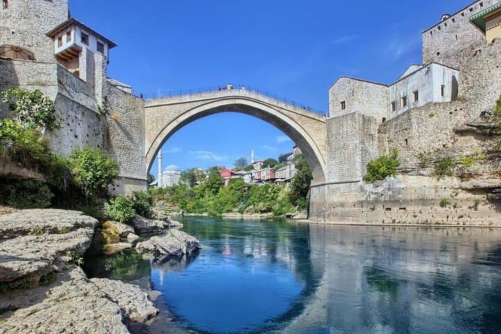 Mostar & Kravice Waterfalls Day Trip from Dubrovnik — Old Bridge to Cascading Pools