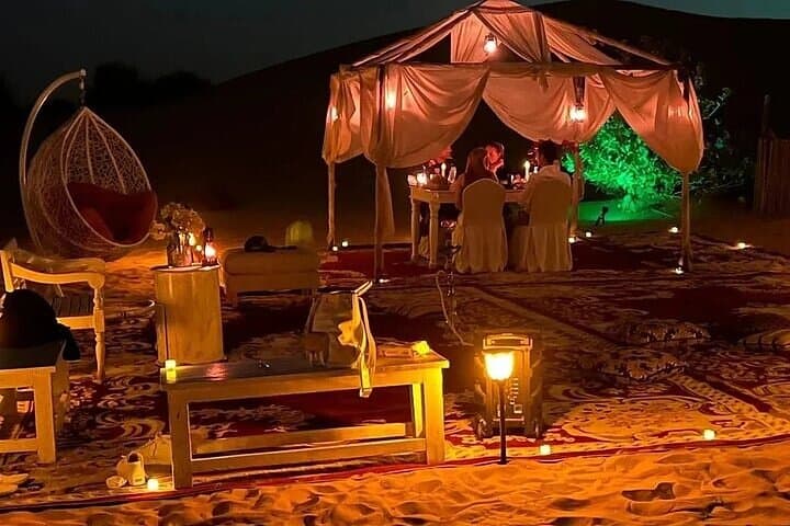 Private Desert Dinner & Dune Safari with Camel Ride and Sand Boarding in Dubai photo 2