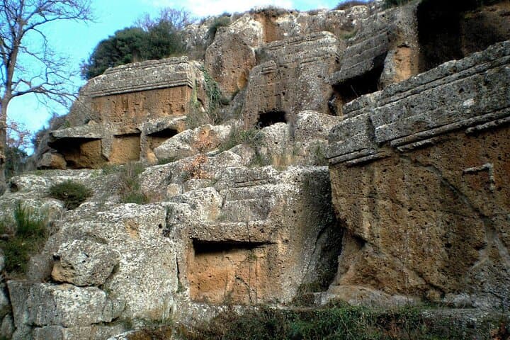 Trekking Norchia Necropolis: Etruscan Tombs & Via Clodia Day Hike from Rome photo 3
