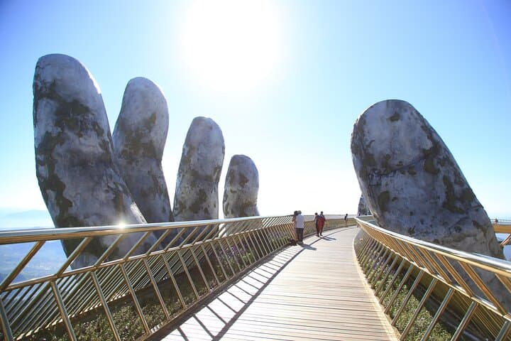 Ba Na Hills Moto Trip from Hoi An — Golden Bridge, Cable Car & Hai Van Pass Day Ride