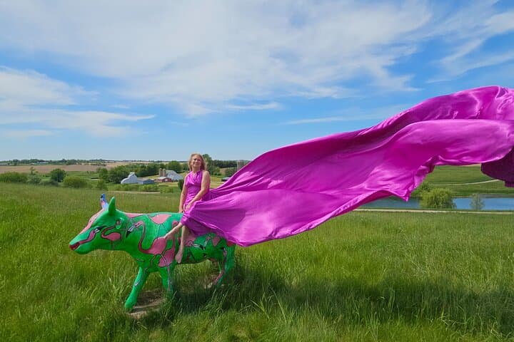 Flying Dress Photo Shoot on the Capitol Square — Madison’s Dramatic 15-Minute Session photo 4