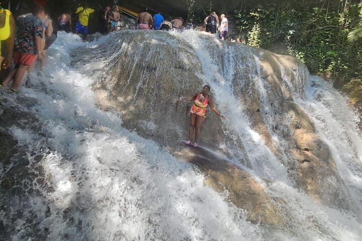 Climb Dunn's River Falls: Private Ocho Rios Tour with Beach Time & Local Shopping photo 4
