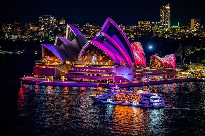 Vivid Sydney Harbour Lights & Fireworks Cruise: Best Waterfront Viewing photo 4