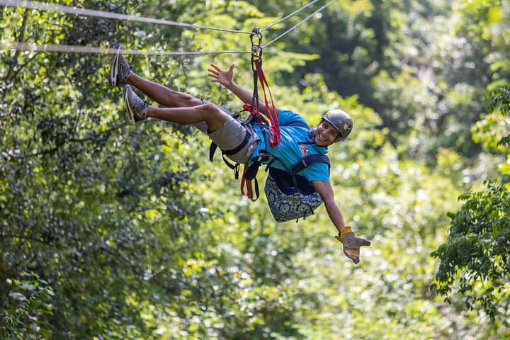 Extreme Zip Line Adventure at Mahogany Bay — 1600ft Zip Lines Over Roatan Jungle photo 3