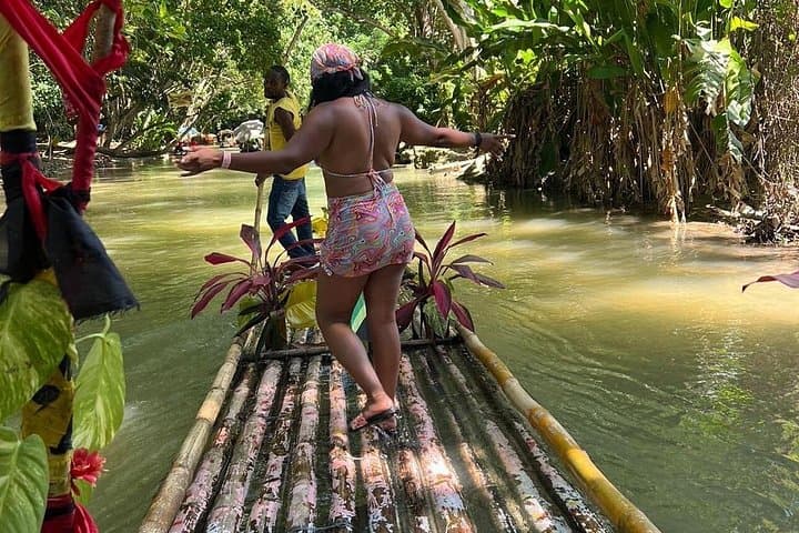 Blue Hole and River Rafting in Ocho Rios: Swim, Climb, and Bamboo Raft Adventure photo 2