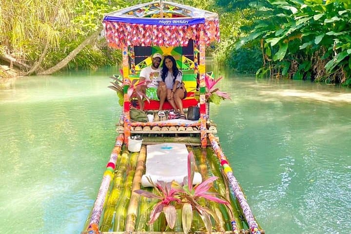 Blue Hole and River Rafting in Ocho Rios: Swim, Climb, and Bamboo Raft Adventure photo 3