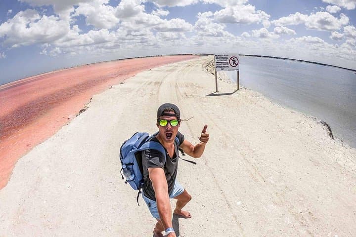 Las Coloradas & Río Lagartos Pink Lagoons and Flamingo Boat Tour