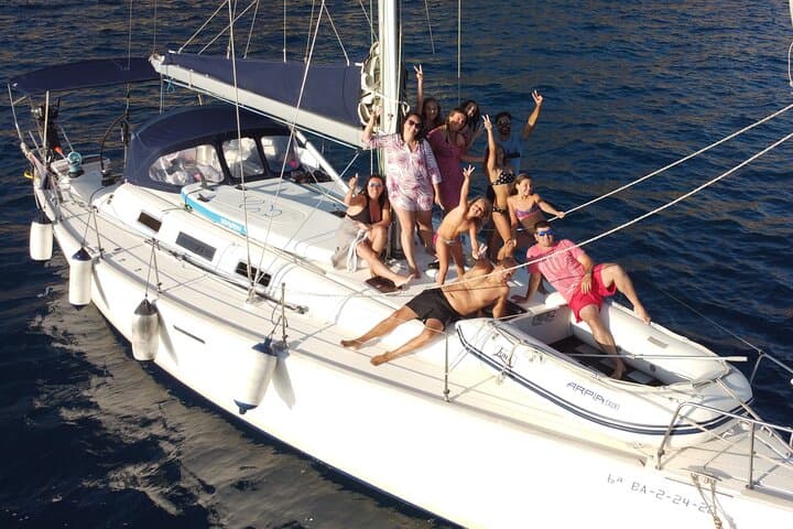 Private Skipper Sailing Tour in Barcelona — Port Olímpic to Port Vell by Dufour 44
