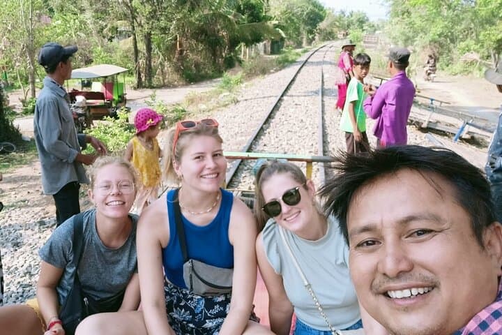 Battambang Afternoon Bamboo Train, Bat Cave & Countryside Sunset Tour