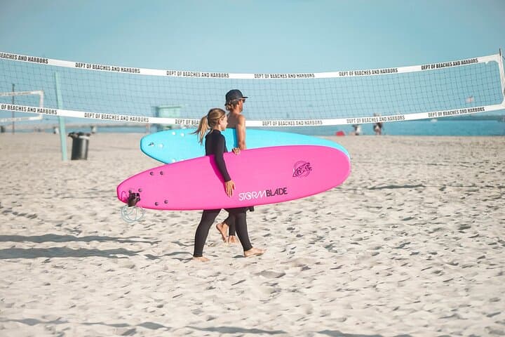 Private Surf Lesson Venice Beach — 2-Hour Coaching at Venice Fishing Pier