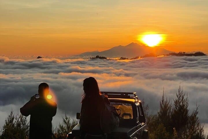 Mount Batur Jeep Sunrise Tour: Black Lava Fields, Black Sand & Hot Springs photo 2