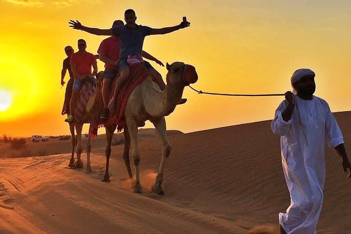 Private Sunset Desert Safari in Dubai — Extreme Dune Bashing & Camel Rides