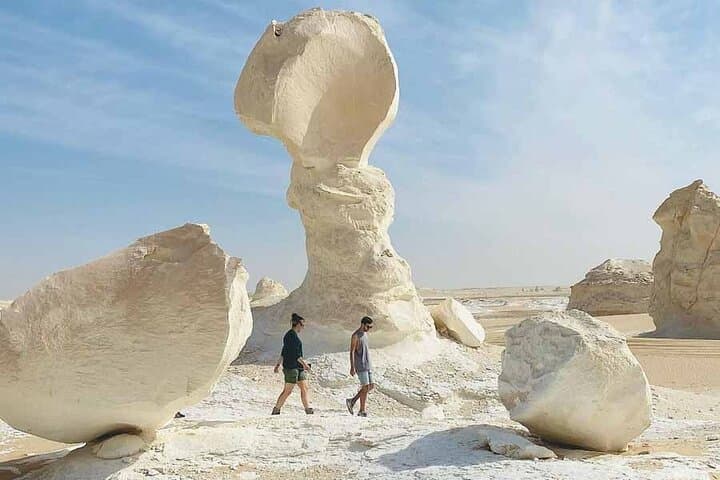 White Desert Overnight Safari from Cairo — Bahariya Oasis Camping & Sandboarding