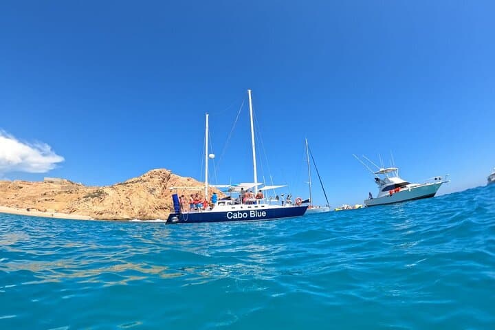 Cabo Blue Snorkeling Cruise: Open Bar, Lunch & Land’s End Photo Stops