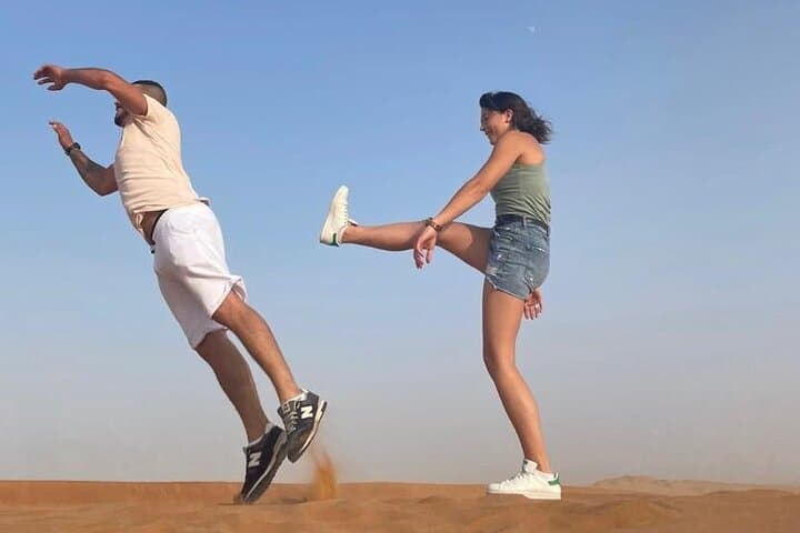 Dubai Private Morning Desert Safari — Morning Dune Bashing, Camel Ride & Sandboarding photo 4
