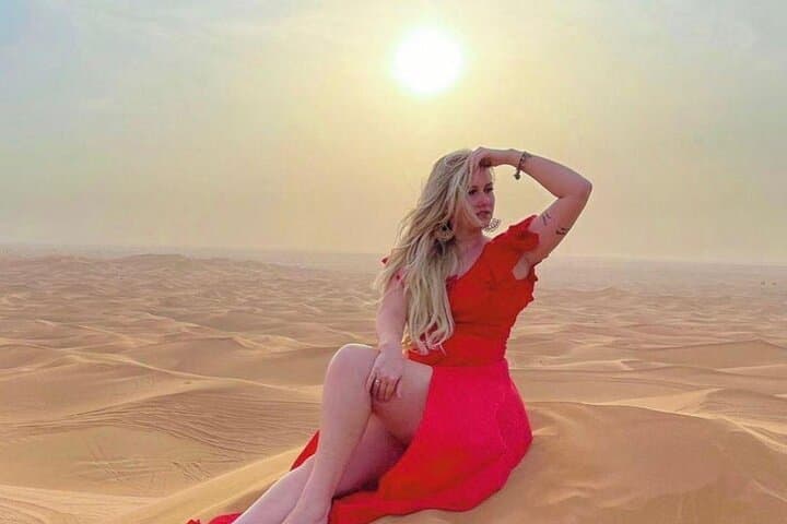 Dubai Private Morning Desert Safari — Morning Dune Bashing, Camel Ride & Sandboarding photo 3