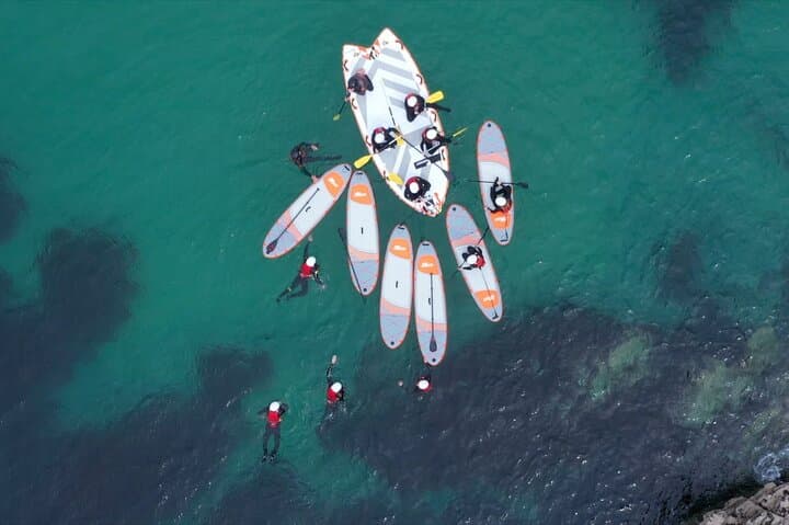 Monster SUP Tour in Newquay: Giant Paddleboard Adventure on Cornwall’s Coast