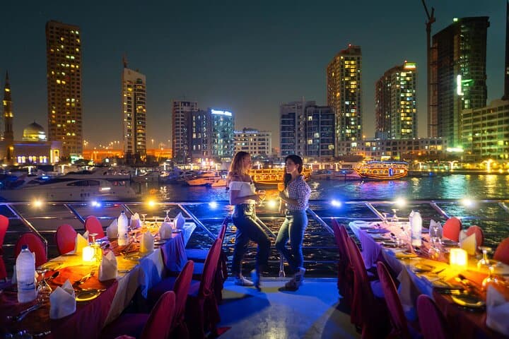 Dubai Marina Dhow Cruise Dinner with Live Tanoura Show & Buffet photo 3