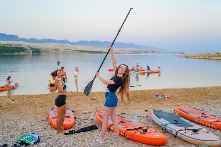 Pag Island SUP Adventure: Paddle Caska Bay to Zrće Beach & Tunera photo 4