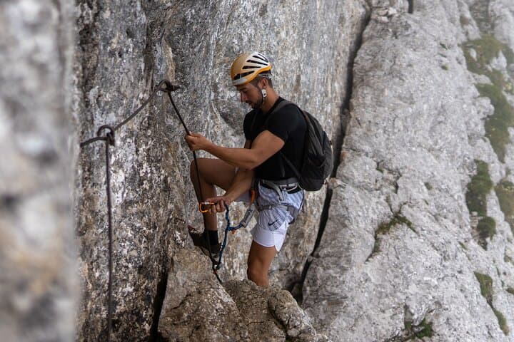 Rent Via Ferrata Gear in Bled: Helmets, Harnesses & Lanyards for Alpine Routes