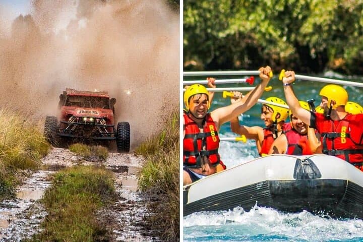 Kemer Super Combo: Rafting, Jeep Safari & Zipline Adventure from Antalya photo 1