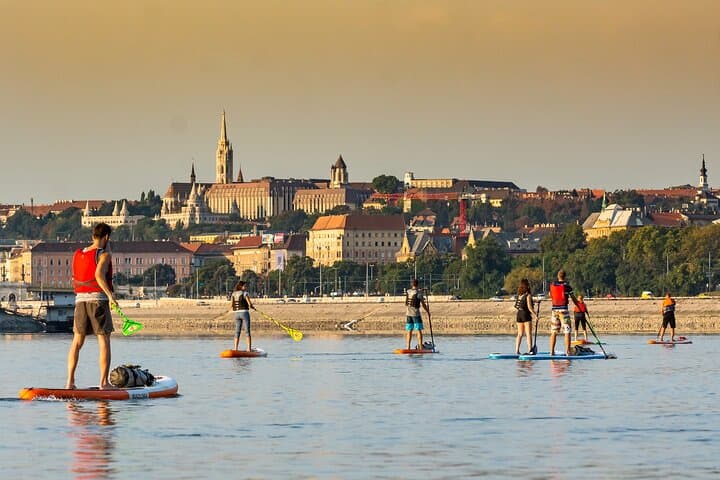 Sunset SUP on the Danube: Római-part to Budapest City Center photo 3