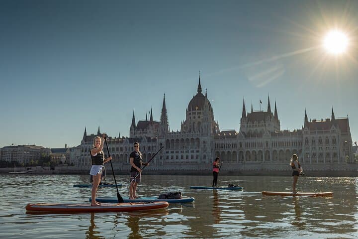 Sunset SUP on the Danube: Római-part to Budapest City Center photo 2