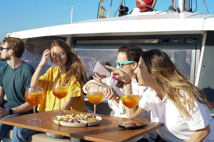 Sunset Dinner Sailing from Port Olímpic — Small-Group Mediterranean Yacht Experience photo 2