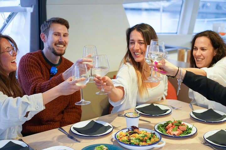 Sunset Dinner Sailing from Port Olímpic — Small-Group Mediterranean Yacht Experience