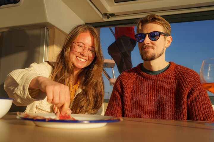 Sunset Dinner Sailing from Port Olímpic — Small-Group Mediterranean Yacht Experience photo 4