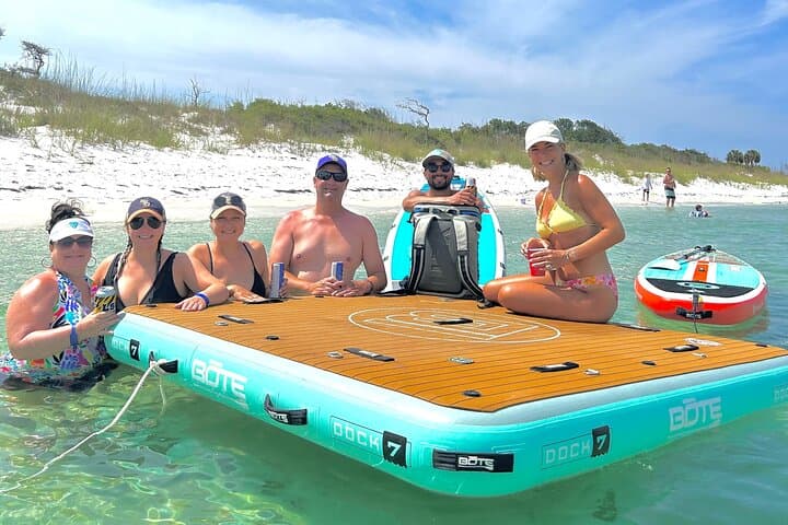 Private Panama City Boat Charter to Shell Island with Slide and Paddleboards photo 3
