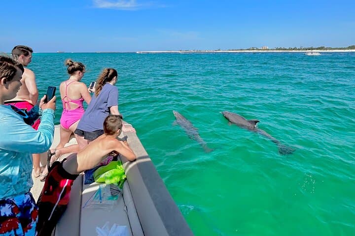Private Panama City Boat Charter to Shell Island with Slide and Paddleboards photo 2