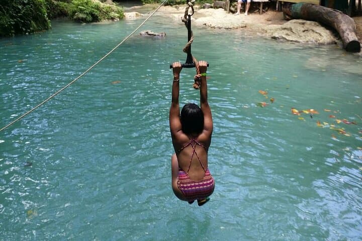 Blue Hole Ocho Rios: Private Waterfall Swim, Rope Swings & Cave Pools photo 3