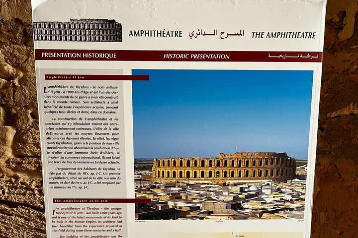Half-Day Private Transfer and El Jem Amphitheatre & Museum Tour photo 6