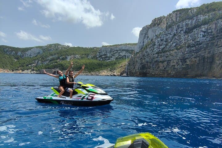 Jet Ski to Es Vedrà: Private San Antonio Excursion to Cala Bassa & Atlantis photo 4