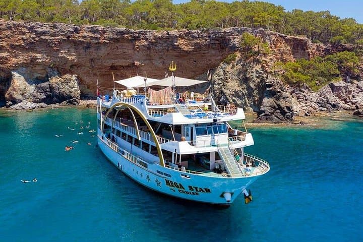 Antalya Mega Star Yacht Tour: Turquoise Coast Day Cruise with Foam Party & Lunch photo 1