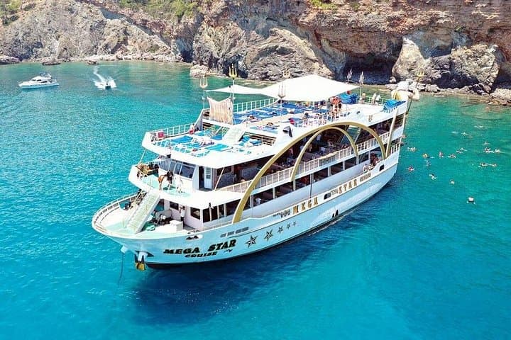 Antalya Mega Star Yacht Tour: Turquoise Coast Day Cruise with Foam Party & Lunch photo 2
