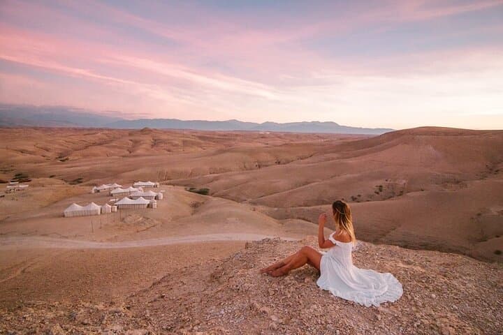 Sunset Camel Ride and Dinner in Agafay Desert from Marrakech photo 4