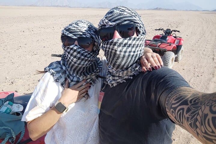 Hurghada Quad Safari: 3-Hour Private Desert Adventure with Bedouin Visit photo 3