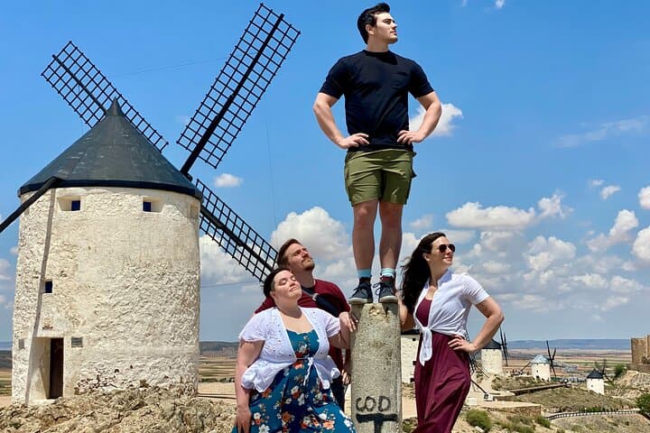 Don Quixote Windmills of La Mancha and Toledo Day Tour from Madrid with Lunch