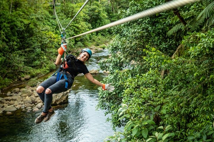 6-in-1 Rainforest Adventure in Braulio Carrillo: Tram, Ziplines & Hanging Bridge