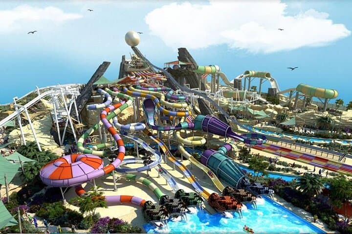 Yas Island 2-Park Pass: Yas Waterworld, Ferrari World & Warner Bros Guide