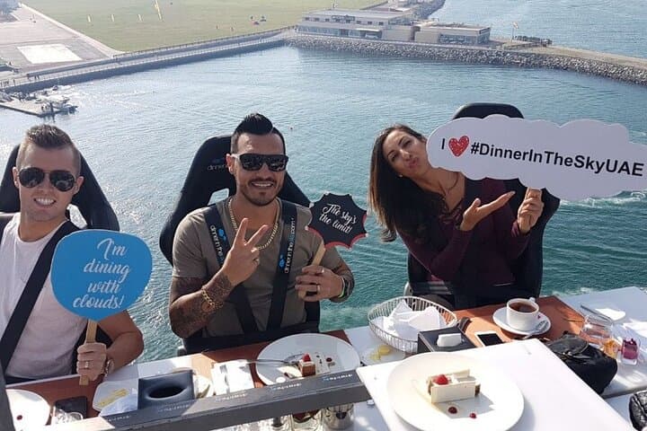 Dinner in the Sky Dubai: 50m Aerial Fine Dining Over Palm & Marina photo 4