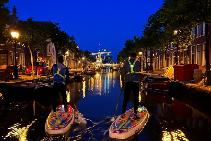 Full-Moon City SUP Tour Through Alkmaar's Canals (2 Hours) photo 2