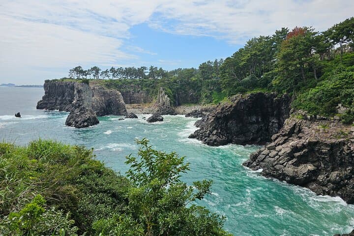 South Jeju Private Day Tour — Jeongbang Falls, Jusangjeolli & Yongmeori Coast photo 2