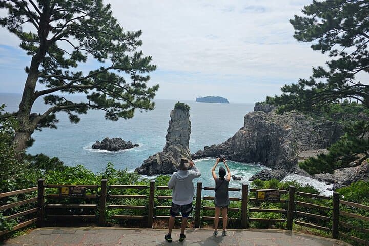 South Jeju Private Day Tour — Jeongbang Falls, Jusangjeolli & Yongmeori Coast photo 3