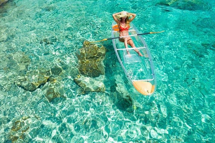 Transparent Kayak Sunset Tour from Premantura — 2-Hour Guided Sea Adventure photo 1