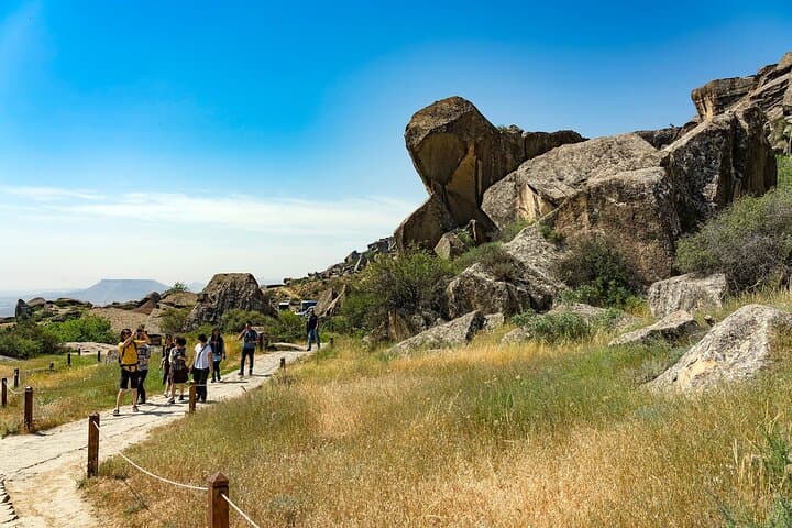 Baku Day Trip to Gobustan, Mud Volcanoes, Ateshgah & Yanar Dag photo 5